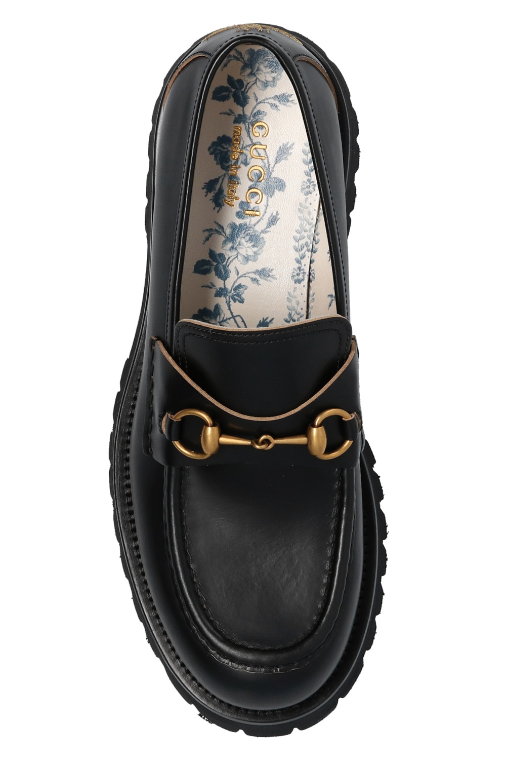 gucci Leather Horsebit loafers